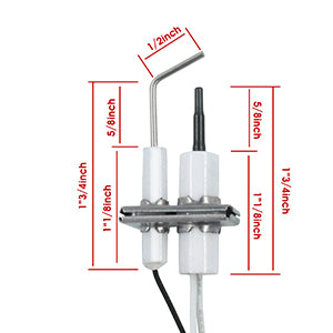 MENSI Flame Rod Sensor Igniter 24V Replacements For Honeywell Model Q3400A1024/U Q3450, Q3620, Q3480, R42640-001 Used For SV9500M Valve